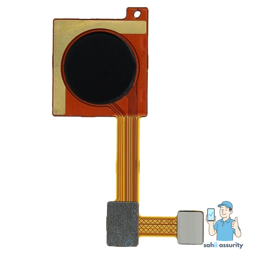 Fingerprint Sensor with Flex Cable for Xiaomi Mi A2 Black thumbnail
